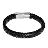 Feifuli Mens Leather Bracelet